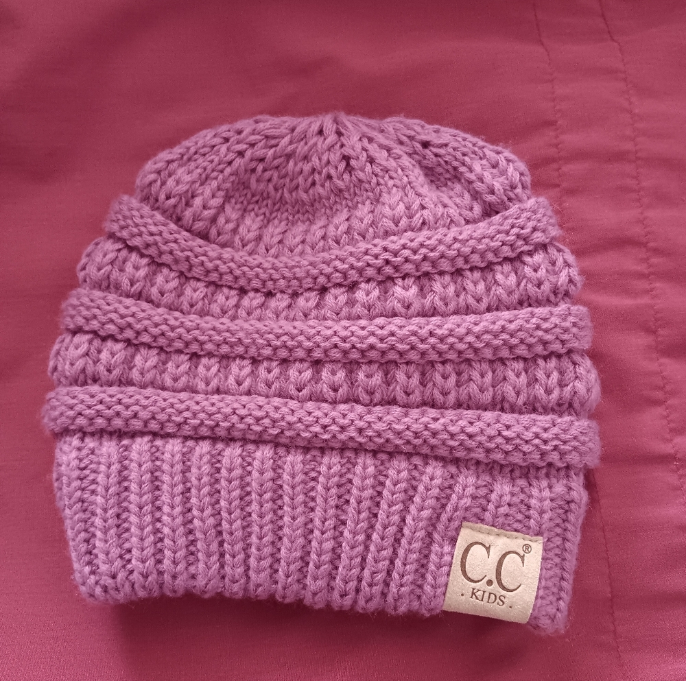 C.C kids purple Beanie